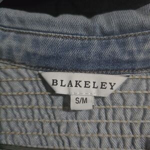 Blakeley Light Blue Denim Mini Dress